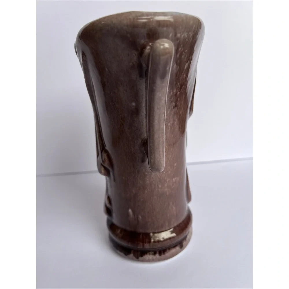 Vintage Gonder USA 1156 Vase Mauve Purple Double Handle 1950s Art Pottery